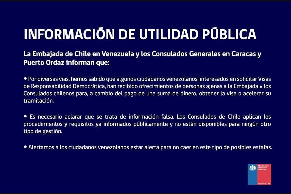 Consulado General de Chile en Caracas tweet media