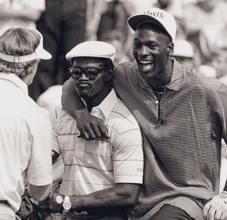 Happy birthday to the , Michael Jordan. This is my favorite pic of my two favorite athletes.  