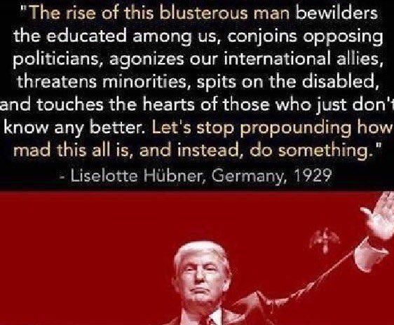 Warhammerlass's tweet photo. @DaShanneStokes @furious_o_fart @realDonaldTrump They are also straight from Hitler's handbook

They called it Lügenpresse (lying press) and Hitler credits his ability to abolish it as a huge success

Him calling immigrants "animals" and branding them all as bad, and separating them from the families sounds familiar too. https://t.co/NE7Qqz2clN