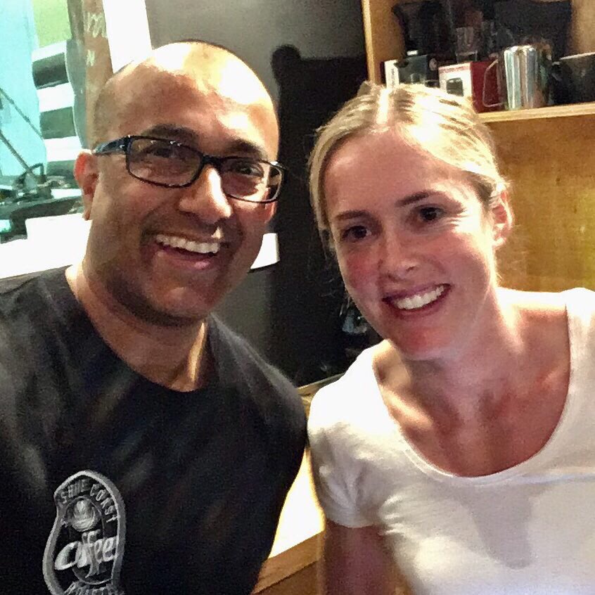 BareCoffeeCo's tweet photo. Great morning tasting the #barebarossa and #BareColdPressCoffee with Brett Mills and Jess from @KenMillsToyota and Laura Scherian from @sc_lightning . Thanks Sebastien our “#Barista to the Stars” for taking us on a tasting journey.
It’s all about #Coffee #Sport #Lifestyle. https://t.co/jLgSLUXckL