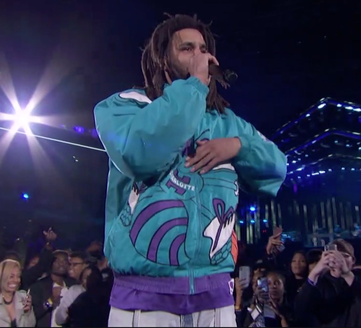 charlotte hornets jacket j cole