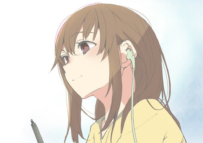 肩にかけた髪がたわんでる感じとか、耳上から覗く生え際とか、1本だけチョロっとかけ漏れた感じとかめっちゃ好き…… 