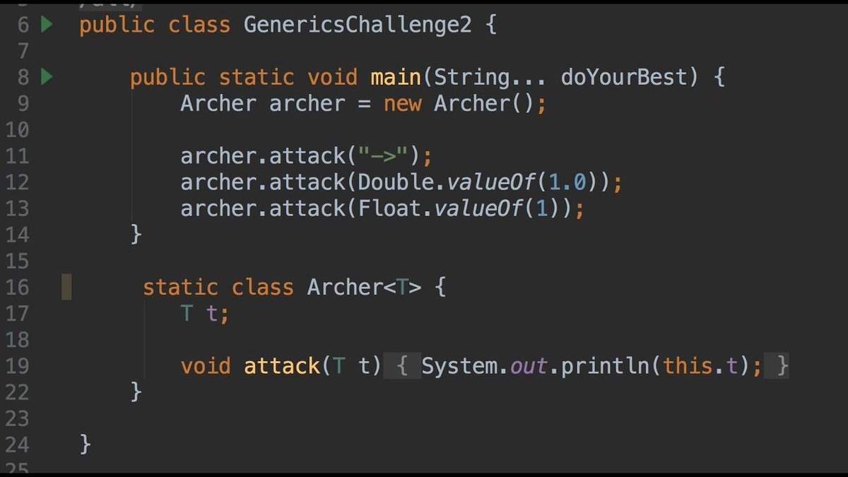 baselogic's tweet image. RT RafaDelNero: The new #JavaChallenges video explanation is launched! This one is about #Generics!
#JavaChallengesVideos
Have fun by trying out this #JavaChallenge!
buff.ly/2X9eIaE Java