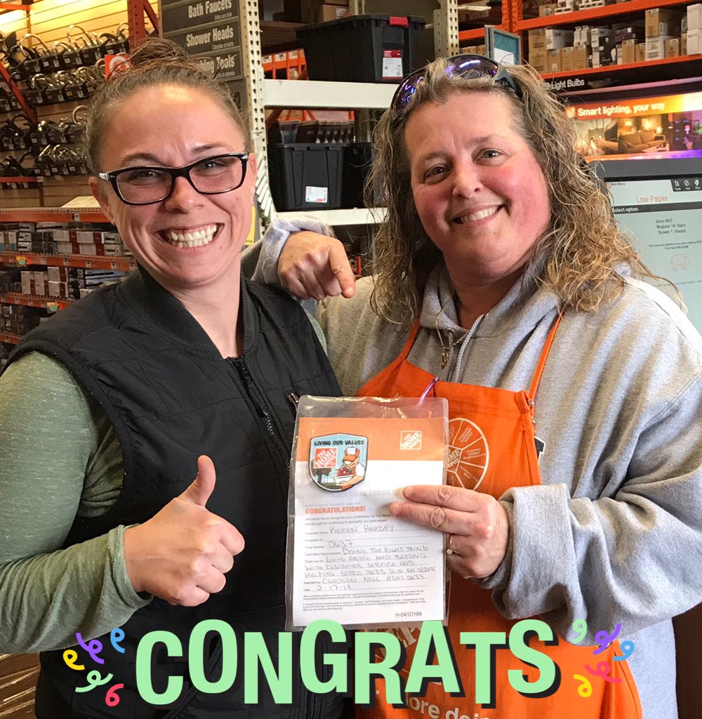 Congratulations to my associate Karen delivering excellent customer service across multiple stores. From 0637 to 0633. Thank you for rewarding my associate Carolyn!!
<a href="/AbiganaAlicia/">Alicia Abigana</a> <a href="/carolyn_noll/">Carolyn Noll</a> <a href="/steveknott020/">بيع وتقسيط جولات</a> <a href="/john_bonetti/">John Bonetti</a> @ShaneSilva0633 <a href="/VallejoHD633/">Vallejo Home Depot</a> <a href="/JakeCrailTHD/">Jake Crail</a>