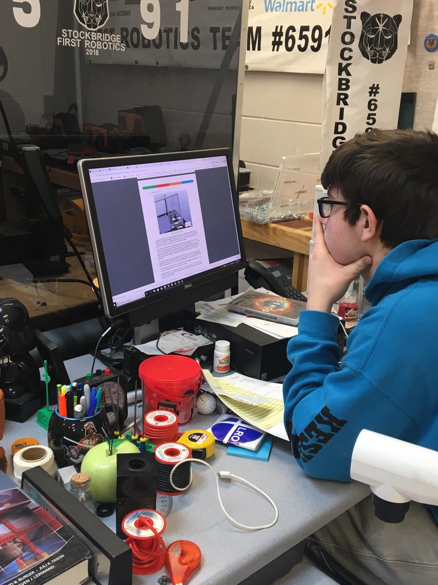 frc6591's tweet photo. Today we built many structures resembling the playing field to help us better play and strategize when we get moving! We officially finished our bumpers, and worked on our pneumatics. 😀 https://t.co/HxSOVmsXC6