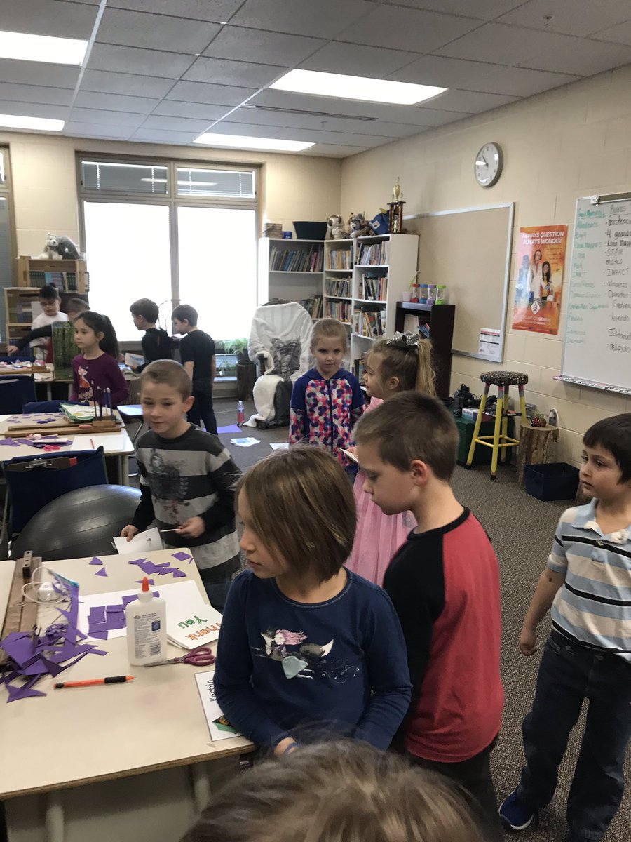 We delivered thank you cards to Mrs.Purdy’s class.