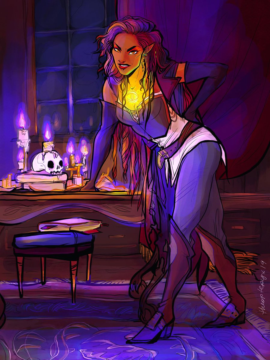 theopteryx's tweet photo. shows up late with with starbucks and avantika fanart: BOY this fight on the docks is buckwild amirite guys #criticalrolefanart #IMCATCHINGUP https://t.co/AJFOSDMAaj
