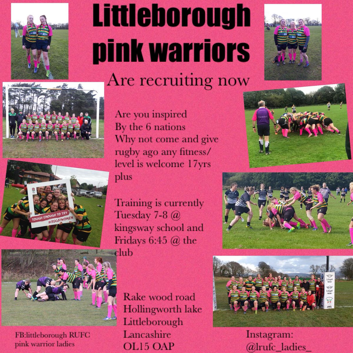 Clair Carson (@claircarson1) on Twitter photo <a href="/LittleboroughRU/">Littleborough RUFC</a> <a href="/lrufc_ladies/">littleborough ladies</a> always looking for more ladies to join the Pinkies. Any shape or size it's irrelevant, there is a place in a team for anyone. Want to get fit whilst making new friends come and join us π <a href="/LittleboroughRU/">Littleborough RUFC</a> <a href="/lrufc_ladies/">littleborough ladies</a> always looking for more ladies to join the Pinkies. Any shape or size it's irrelevant, there is a place in a team for anyone. Want to get fit whilst making new friends come and join us π