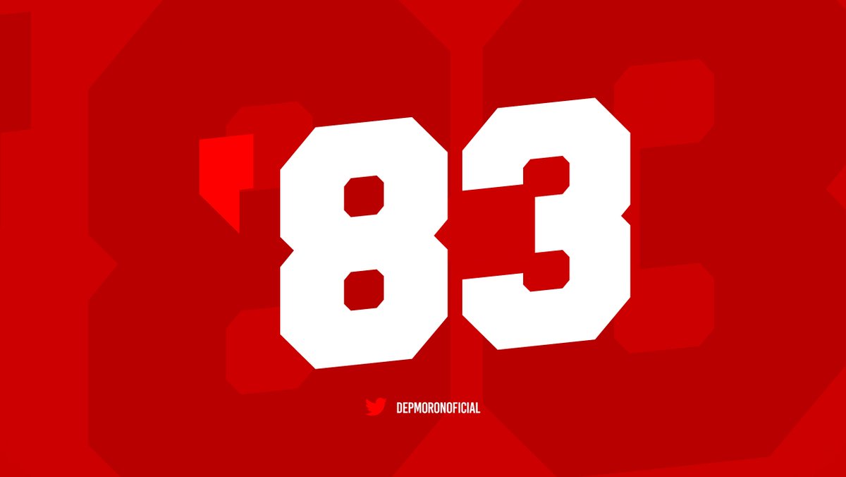 depmoronoficial's tweet photo. #INDXMOR '83 Le cuesta a #Morón el hombre de menos.
🔘 #Independiente 1 | 🔴 #Morón 1
❤️ #JuegaMorón https://t.co/DHkGAwYnrv