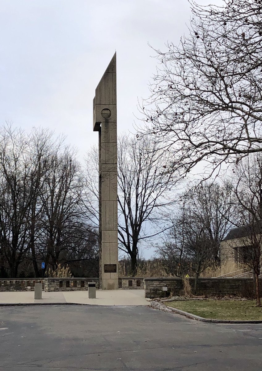 Schooley designed this fantastic stone-and-concrete building as the new Upper Arlington Municipal Hall, built in 1971.