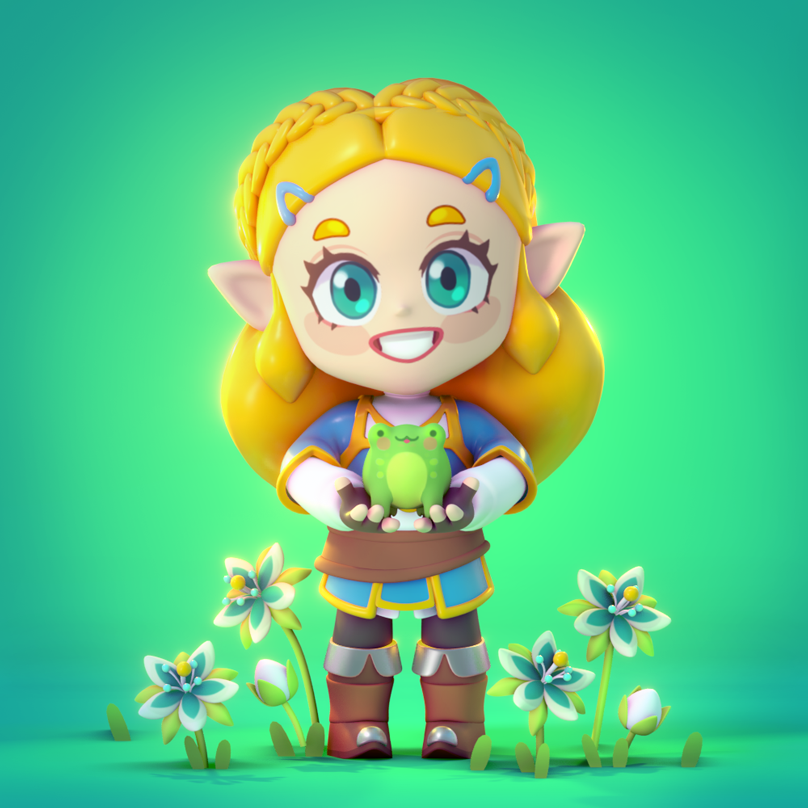 All your Link’s Awakening Links made me want to finish this Breath of the Wild Zelda I started last year 😬
#Blender3d #blender #3DModeling #3dcharacter #3d #3dart #fanart #BOTW #ZeldaBreathOfTheWild