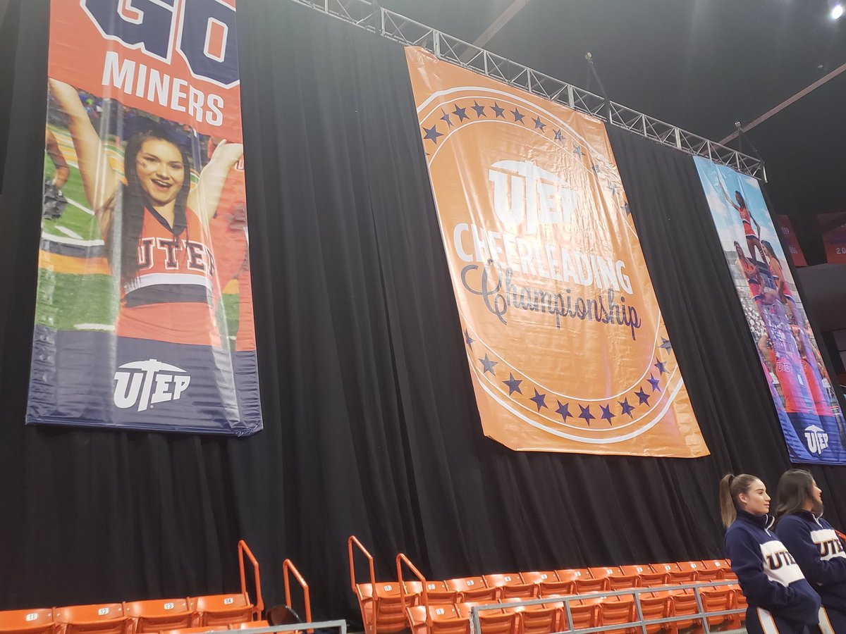AReyes_HMS's tweet photo. Congratulations Knights Cheer!! 3rd place at the 2019 UTEP Cheerleading Championship! #TeamSISD #ItuarteKnights #KnightsCheer #Unstoppable https://t.co/QGQRAQcY2y