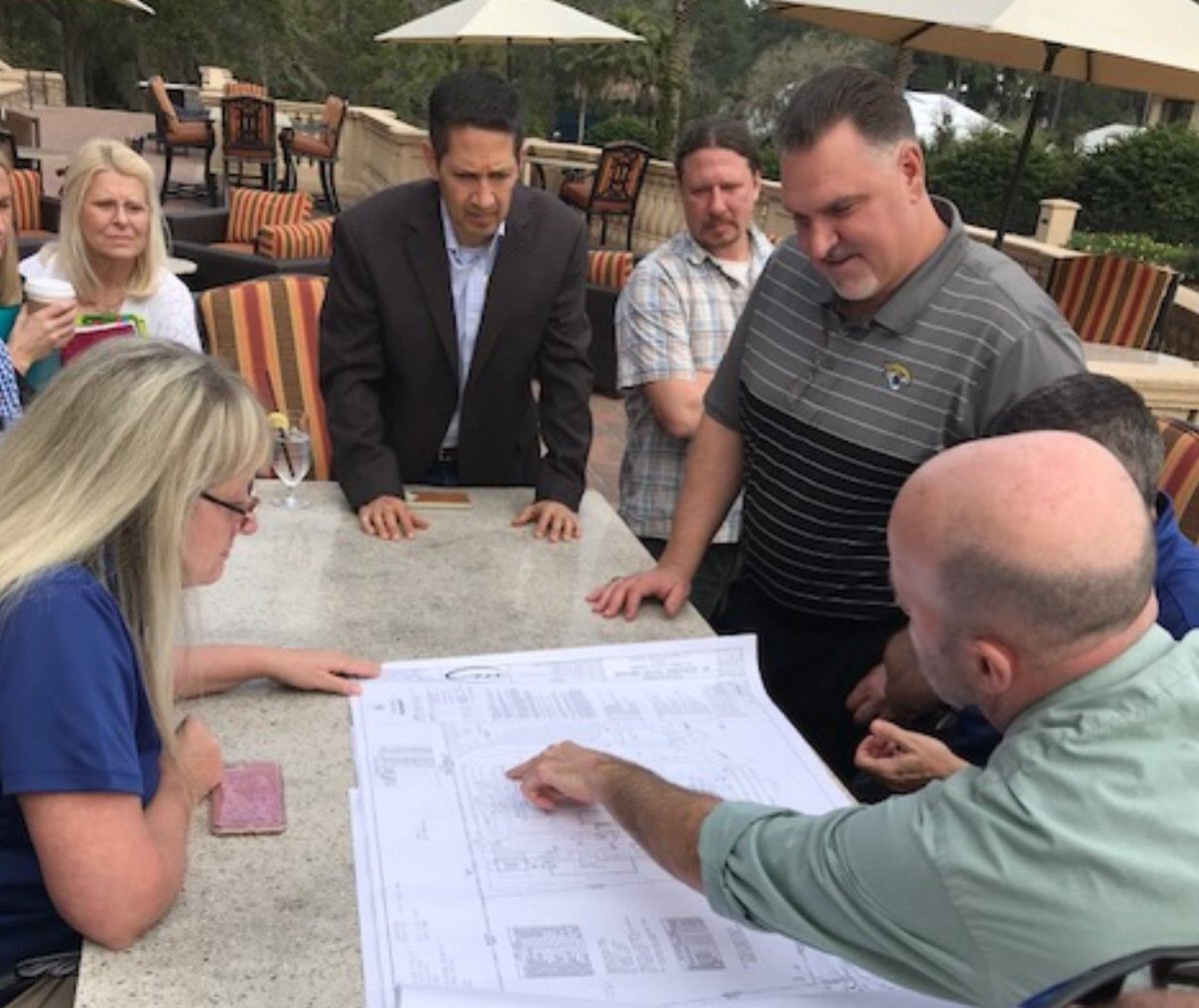 eduk8fla's tweet photo. Leadership St. Johns enjoyed a busy day of visiting local businesses serving this great county. We followed up our visits with planning for a service project to benefit The St. Augustine Youth Services (SAYS) Organization benefiting children in need. @LeadershipSt @yoursjcchamber https://t.co/8Sa0Zp4mB2