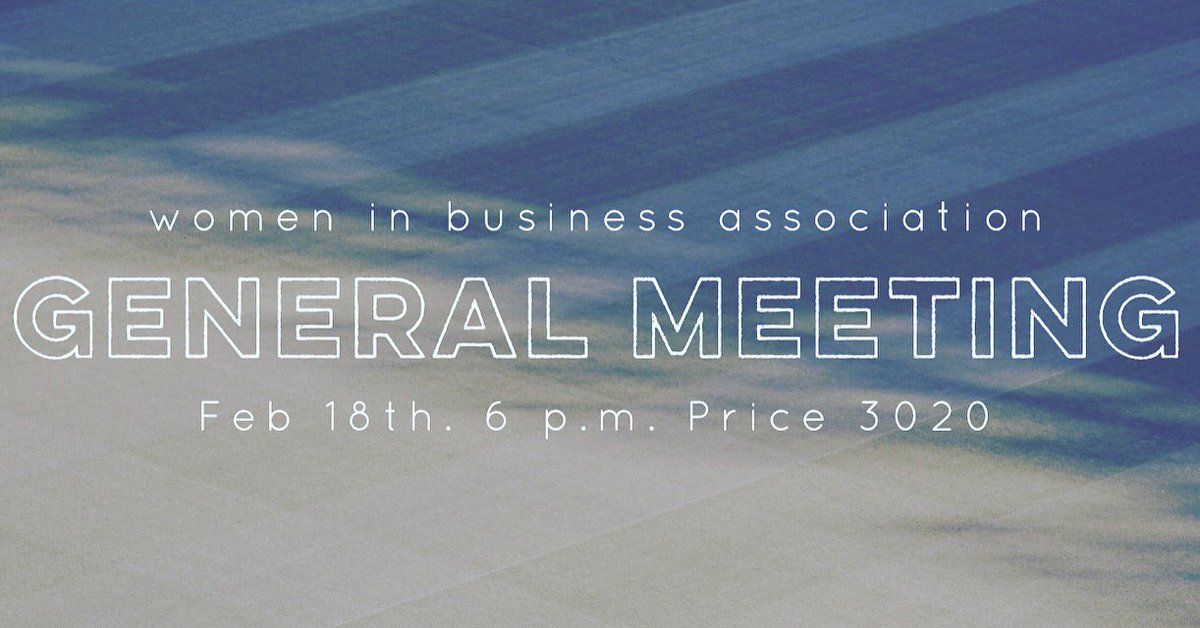Come to our general meeting at 6 p.m. in Price 3020 tomorrow. We’ll be networking and handing out t-shirts to new members. Remember to pay your dues by tomorrow if you’re a new spring member :) See you there!