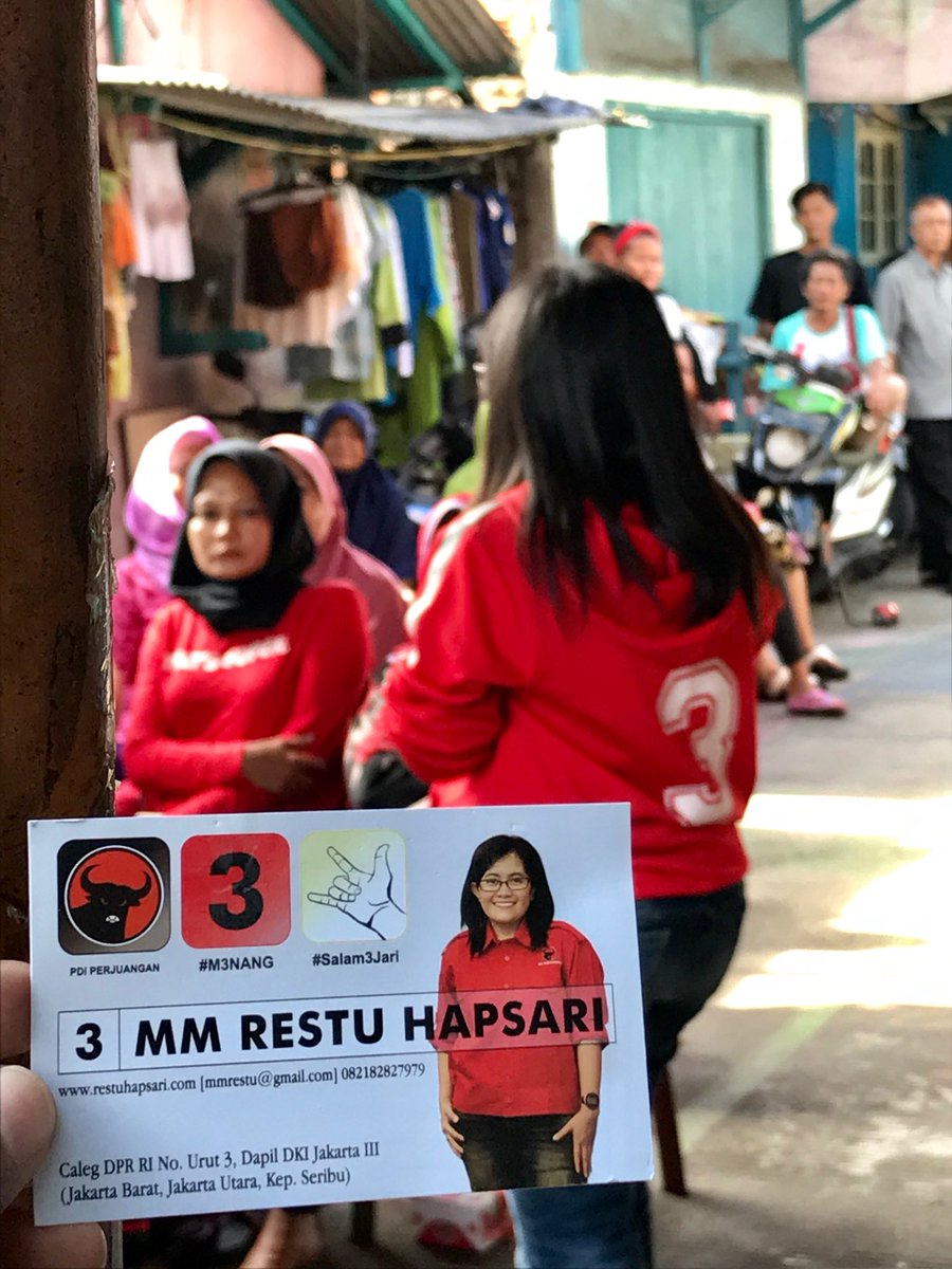 mmrestuhapsari's tweet photo. Koja, Jakarta Utara
Tatap muka bersama warga ....
Caleg No.3 Partai No.3
Dapil DKI Jakarta 3

#Salam3Jari
#MMRestuHapsari
#DPR RI https://t.co/CRPcccmTrK