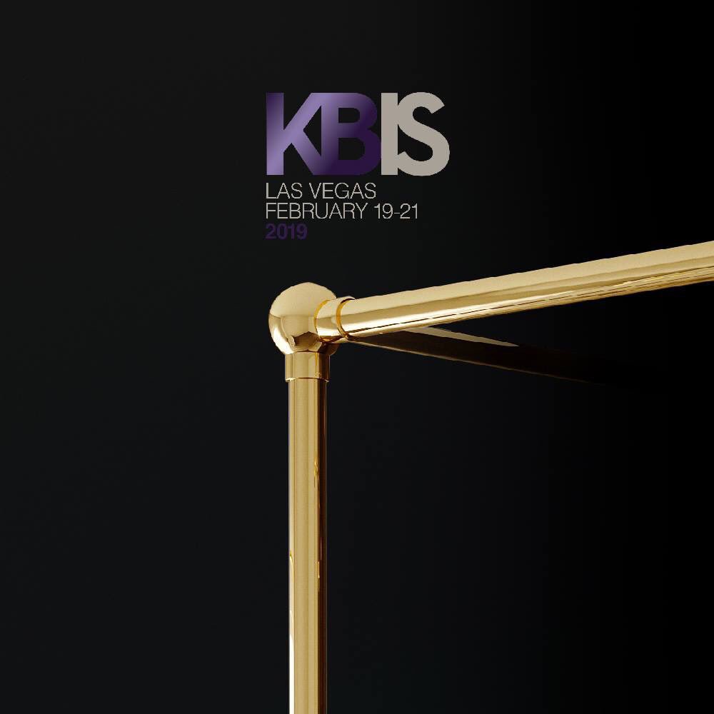 Here's a glimpse of one of our newest doors we're revealing at #kbis2019. Come by booth #SL3211 to see how our doors can transform your bath.