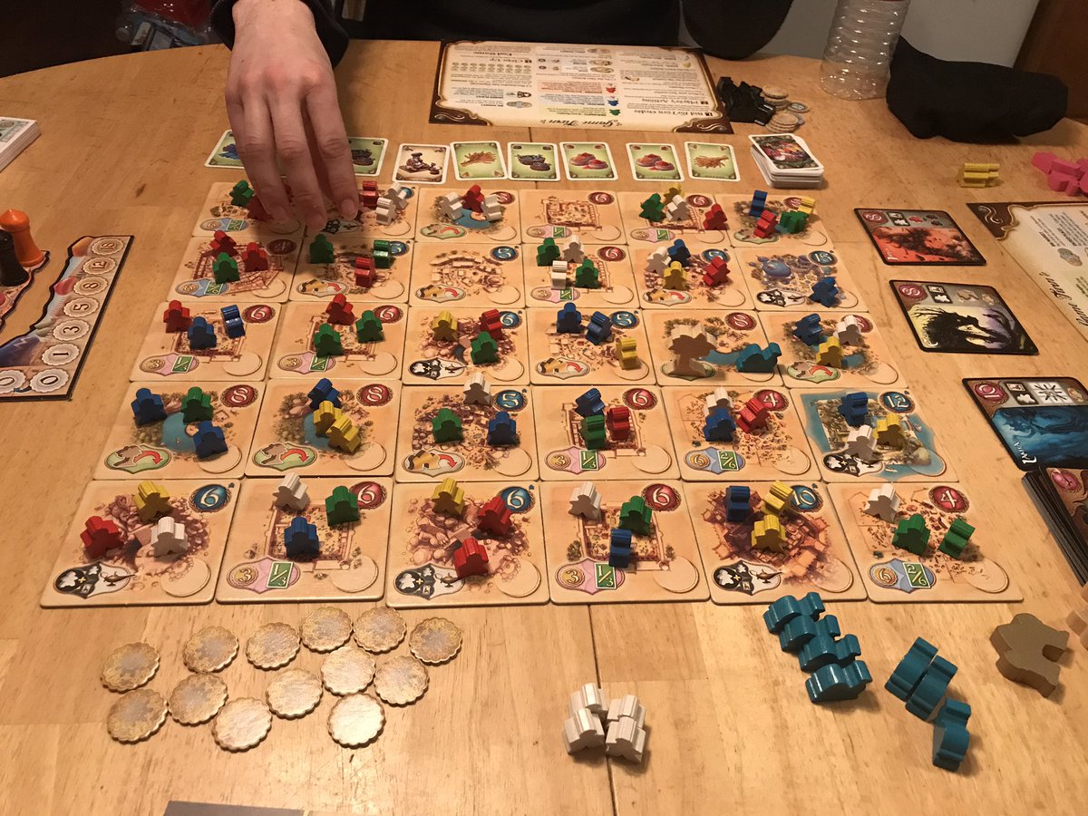 #FiveTribes made it to the table tonight! #Boardgames
