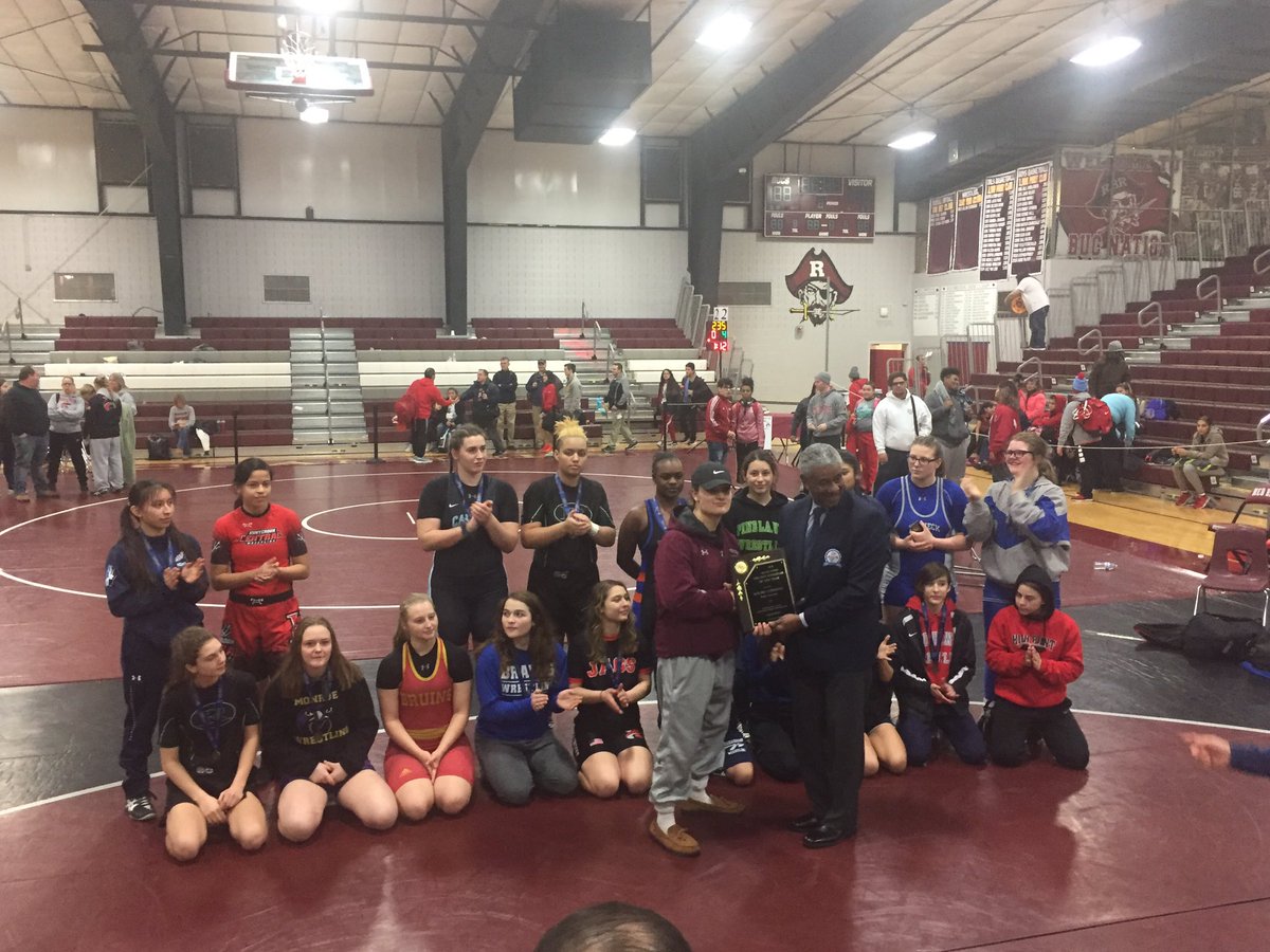 Most Outstanding Wrestler from North Region - Jewel Gonzalez of Phillipsburg #SheMadeHistory