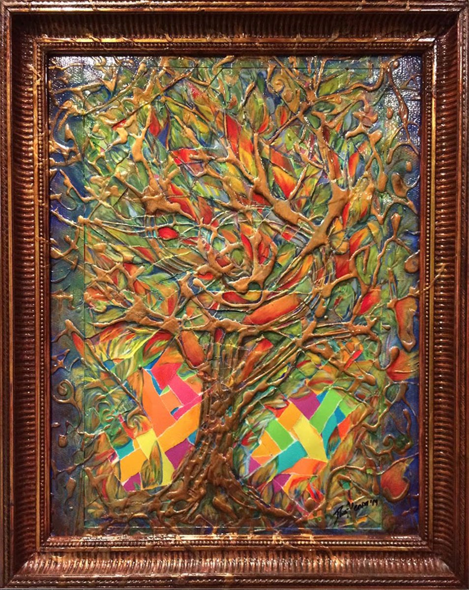 The_I_Gallery's tweet photo. The roots of humanity are deep, and nobody knows exactly where they are #yggrasil #treeoflife #myth #art #mixedmediaart #dimensionalart #abstractart #abstractexpressionism #weaveart #artist #sermelis #artforsale #saatchiart https://t.co/N0LjUhXGOy https://t.co/riP9unbvHG