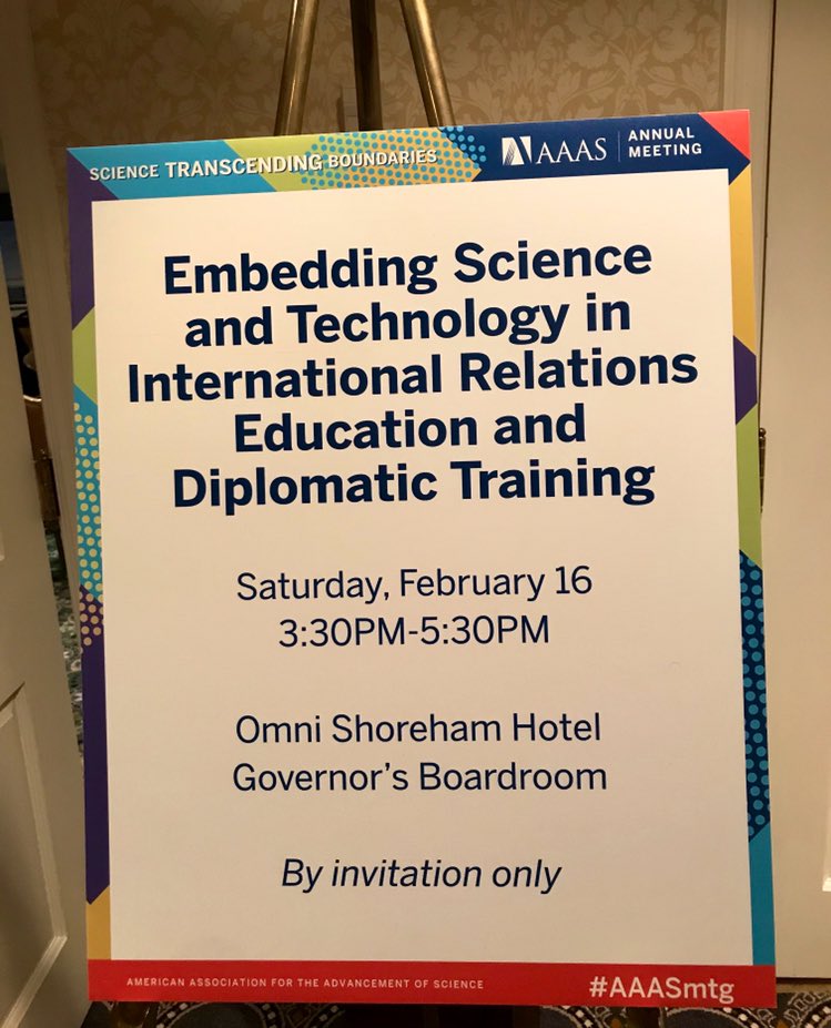 Center for Science Diplomacy tweet media