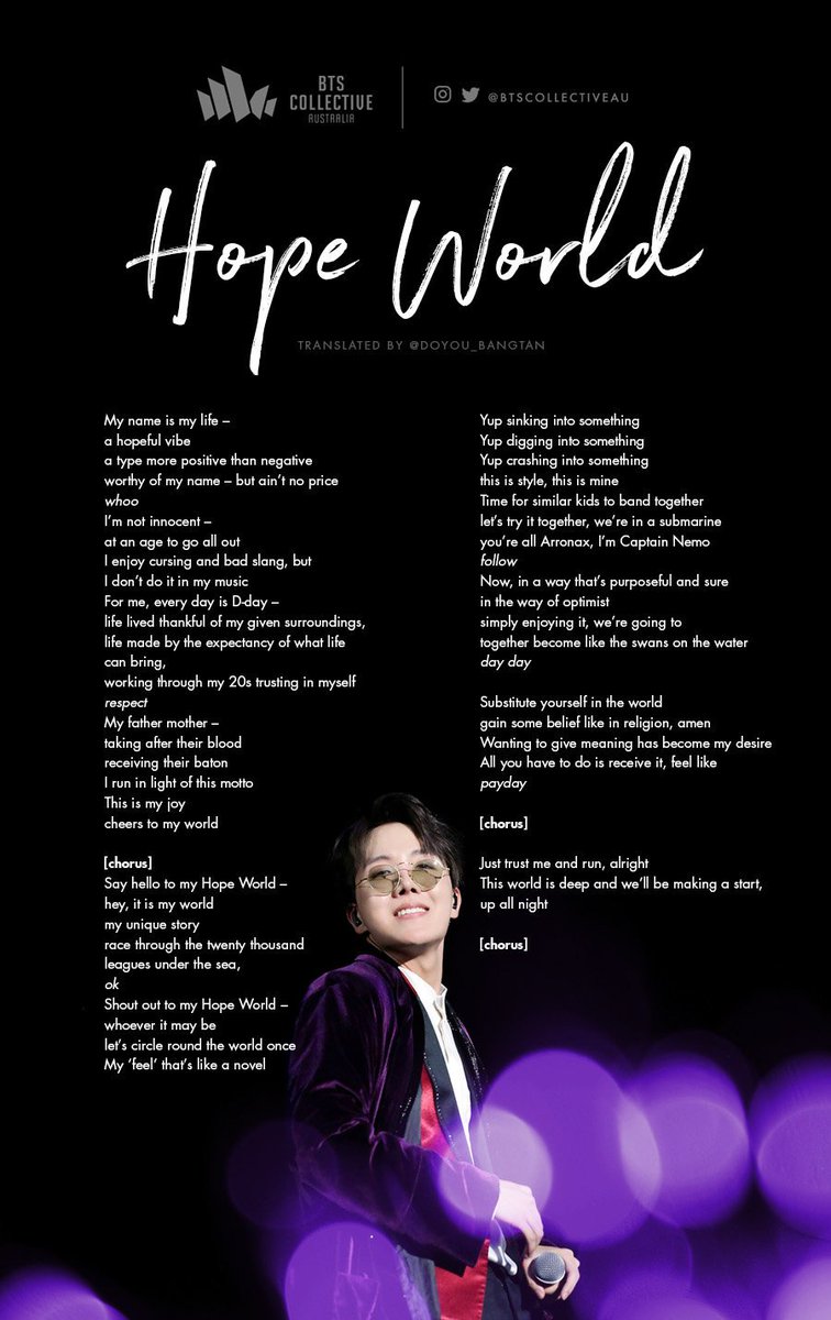 Bts Collective Australia He S Our Hope He S Our Angel He S Our Birthday Boy Happy Birthday Sunshine J Hope Thanks For Inviting Us Into Your Hope World We Hope Our Lyric Translation Bts Collective Australia He S Our Hope He S Our Angel He S Our Birthday Boy Happy Birthday Sunshine J Hope Thanks For Inviting Us Into Your Hope World We Hope Our Lyric Translation