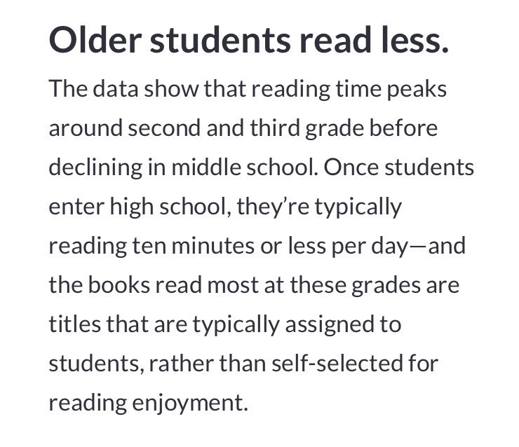 From weareteachers.com.This makes me so sad. As a teacher, as a parent, as a reader, I want to shout from the rooftops, “WE NEED TO CHANGE THIS!”  What will YOU do? #whatwillyoudo #iteachfifth #readers #ChangeTheWorld