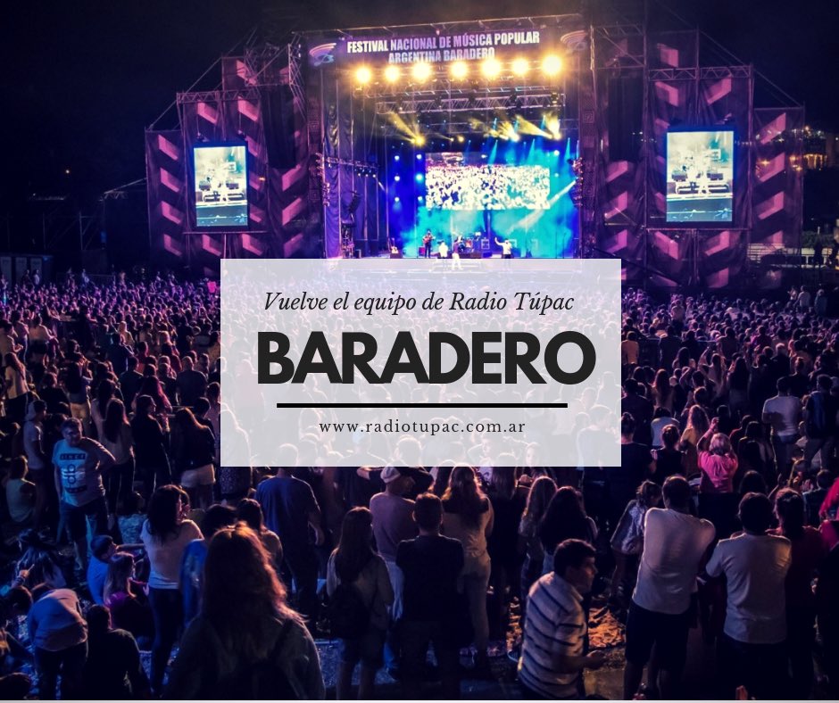 #Gracias!!! equipo de redes de <a href="/FestBaradero/">Festival Baradero</a> por el apoyo y la compañía en esta edición del Festival mas antiguo e importante de la provincia de Buenos Aires. Gran trabajo y esta sinergia juntos es un hermoso compromiso por este encuentro y la difusión de la música #Gracias