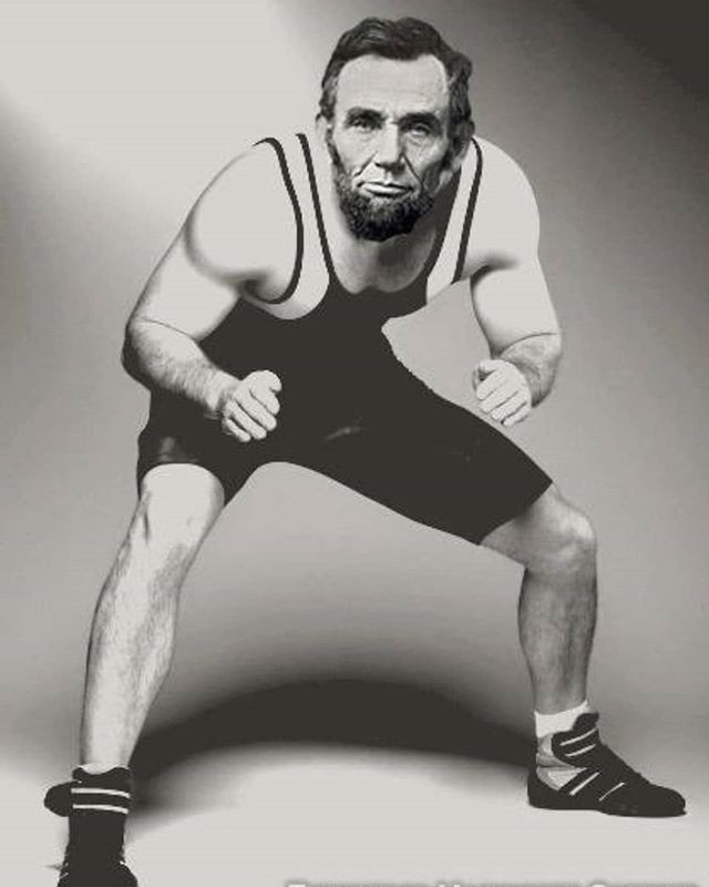 TIME på Twitter: "Did you know Abraham Lincoln was an accomplished wrestler?  He competed in over 300 professional matches with only 1 loss ever found by  historians, and also is a member