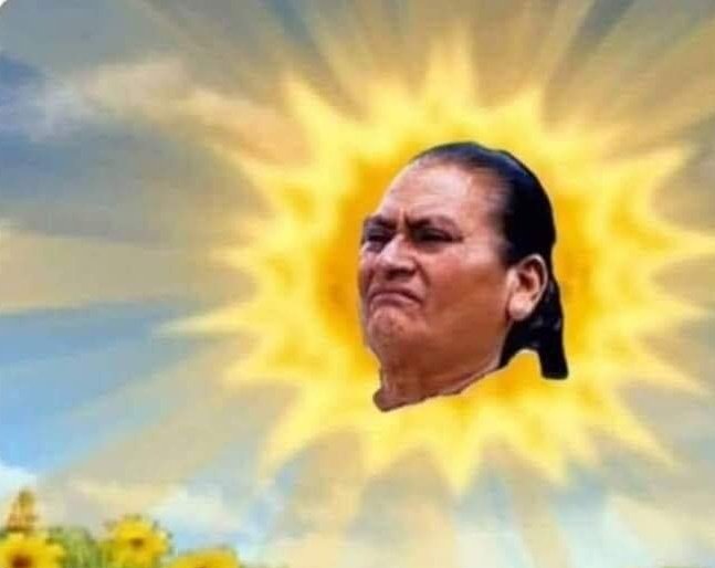 El sol viendo como ni aún con más de 30° grados se bañan.