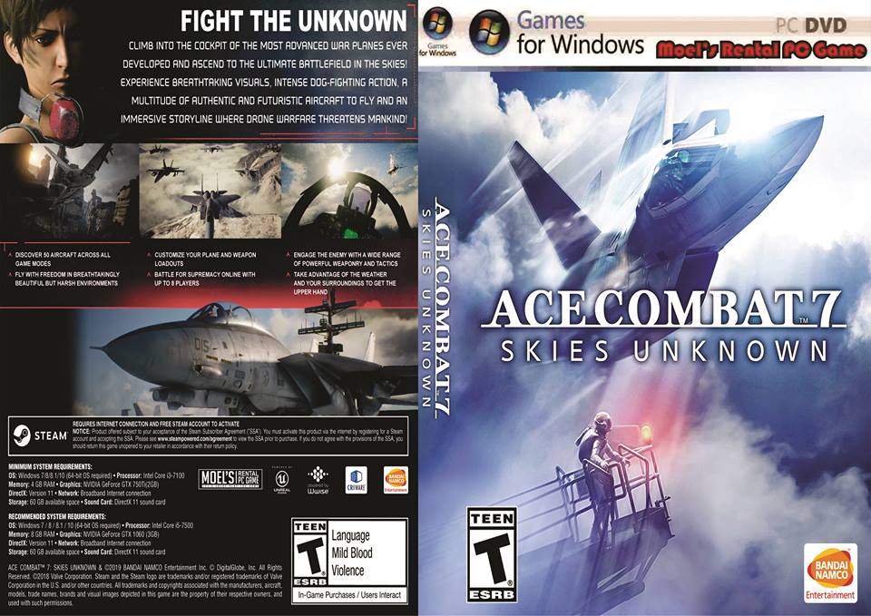 Baru "Ace Combat 7 Skies Unknown" -Untuk Sementara Copy Lewat HD-.