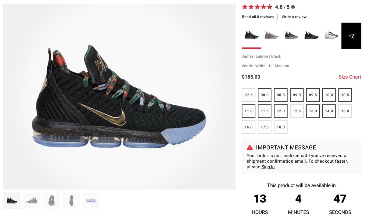 watch the throne lebron 16 footlocker