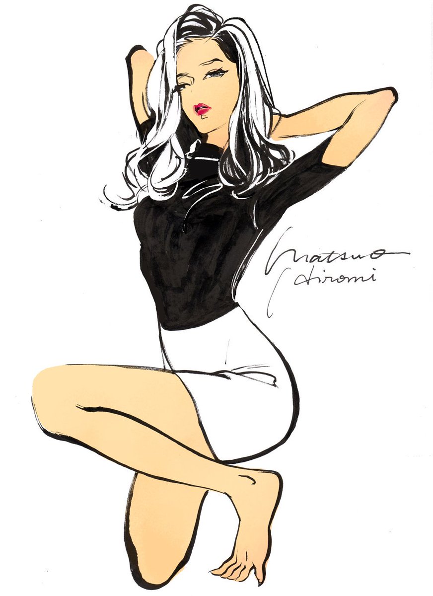 森絵梨佳さんの写真を参考に描いた練習 3年くらい前に森本美由紀さんの展覧会を観に マツオヒロミのイラスト 森絵梨佳さんの写真を参考に描いた練習 3年くらい前に森本美由紀さんの展覧会を観に マツオヒロミのイラスト