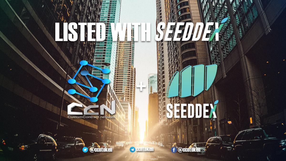 SeeddExchange's tweet image. Congrats! Now @ccntoken (CCN) listed on SEEDDEX Decentralized Exchange: seeddex.com/dashboard

Visit Custom Contract Network (CCN) telegram here: t.me/ccntoken
Join SEEDDEX telegram here: t.me/seeddexchange 

#CustomContractNetwork #CCN #ERC20 #SEEDDEX #listing