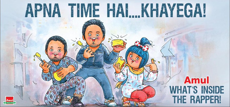 Gully Boy: Amul tweaks film's popular 'Apna Time Aega' dialogue in its  doodle dedicated to Zoya Akhtar's film-Entertainment News , Firstpost