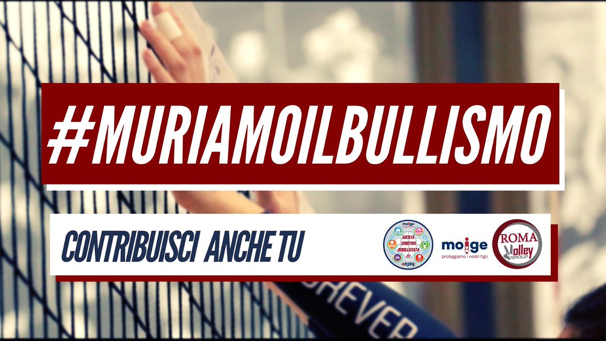triboomers's tweet photo. Nuova community e nuova campagna su Triboom con @romavolleygroup che assieme a @Moige_genitori Movimento Italiano Genitori promuove una campagna di sensibilizzazione e informazione contro il bullismo. Clicca il link e scopri tutti i dettagli! https://t.co/u7dGf61Ua8 https://t.co/uSQfwMVv5k