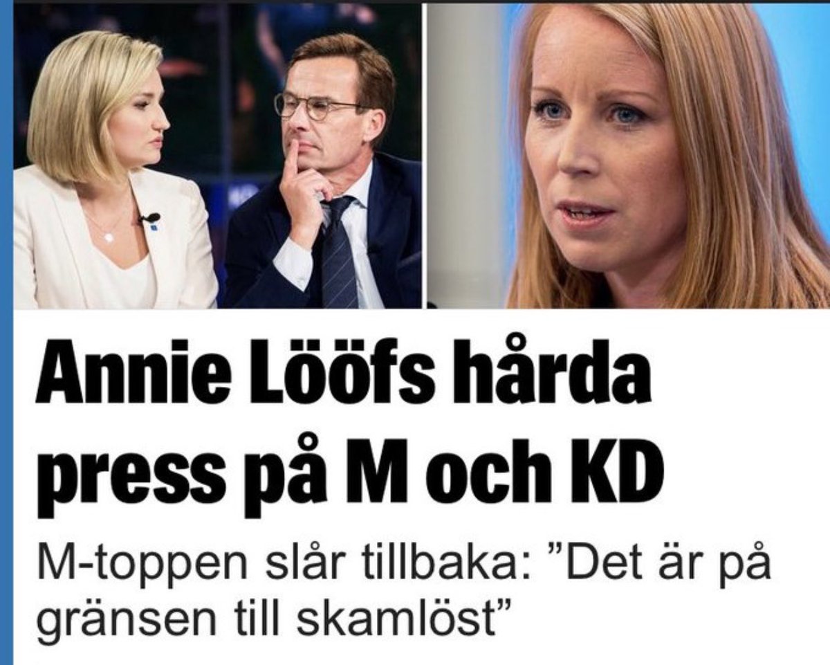 Konsekvenserna att isolera 1,1 miljoner väljare i form av SD i Sveriges Riksdag kommer att kosta de andra partierna mycket- Annie Lööf även känd under namnet ”Bagdad Bob” förnekar i absurdum det politiska haveri som råder..... #val2018  #svpol