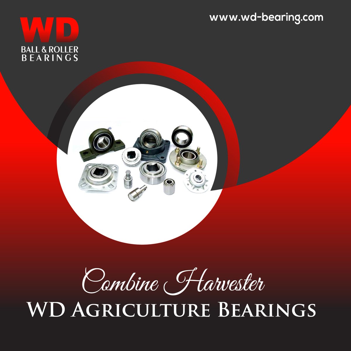 WD provides a high-quality bearing in the form of a combine harvester which is a machine to harvests grain crops. Choose  wd-bearing.com and improve the productivity of your machine.