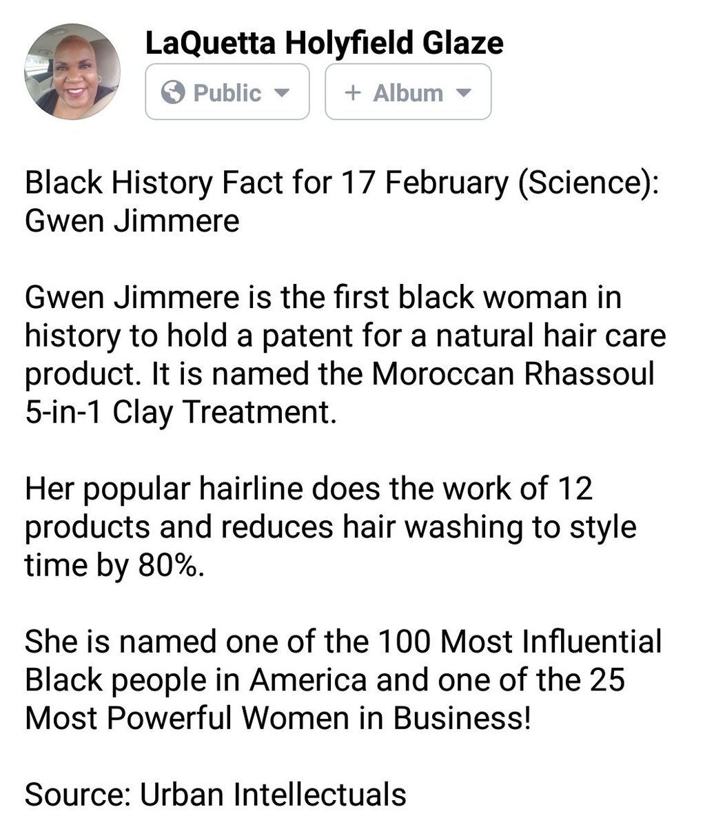 Black History Fact for 17 February (Science): Gwen Jimmere
