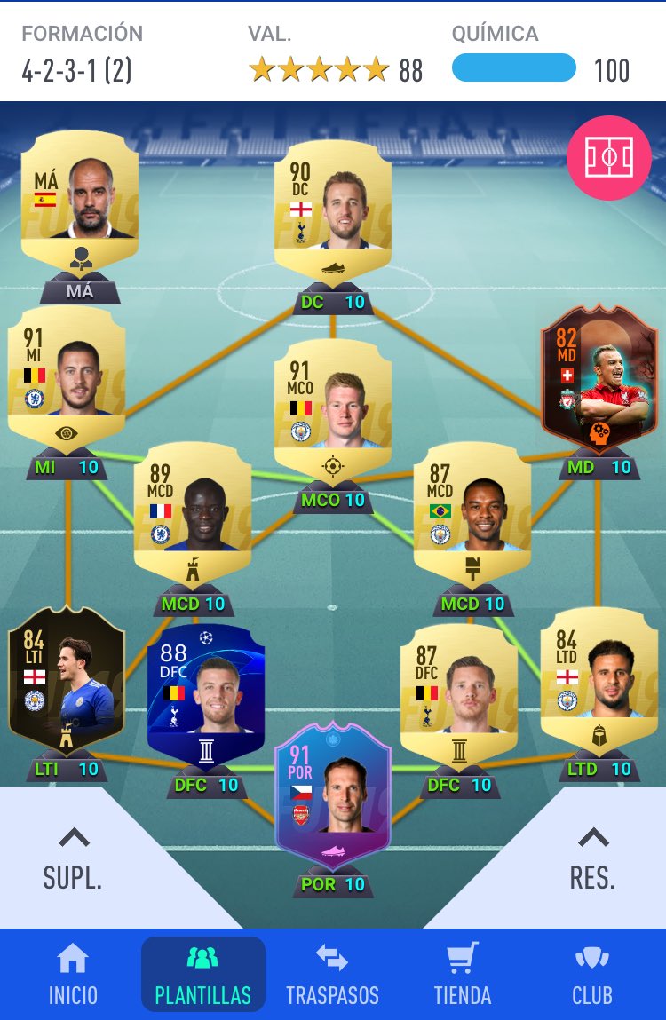 EnriqueUTeam's tweet photo. Vendo mi equipo, me quita mucho tiempo. Ofrezcan. #ultimateteam #fifa19 https://t.co/yeIwByalri