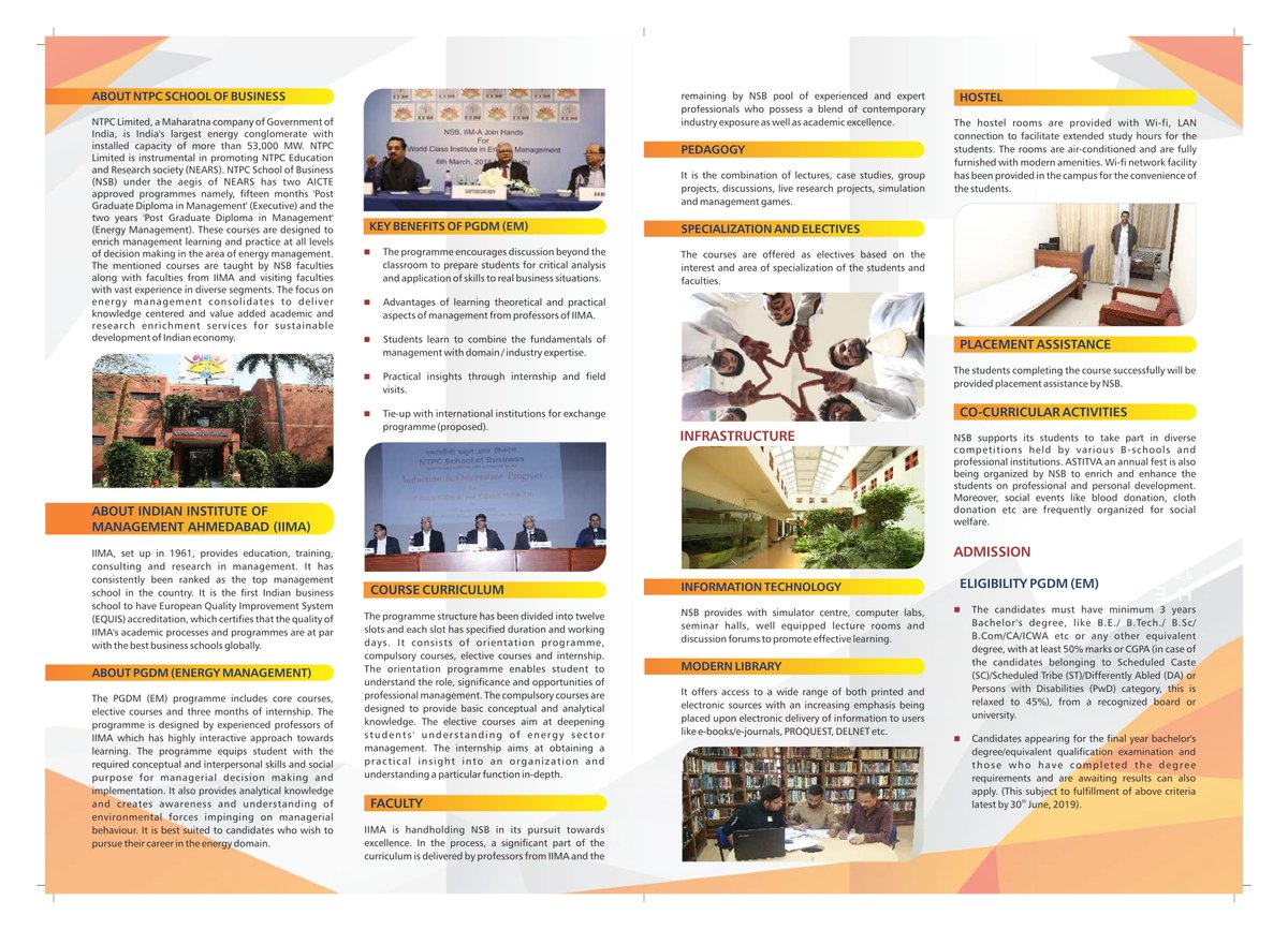 nsbnoida's tweet photo. Dear Aspirants,
NSB Noida admission flyer (PGDM-EM) for the year 2019 has been released. To view, please click on the link below :
https://t.co/B4xwBmYJRy https://t.co/7wQB3poeSi