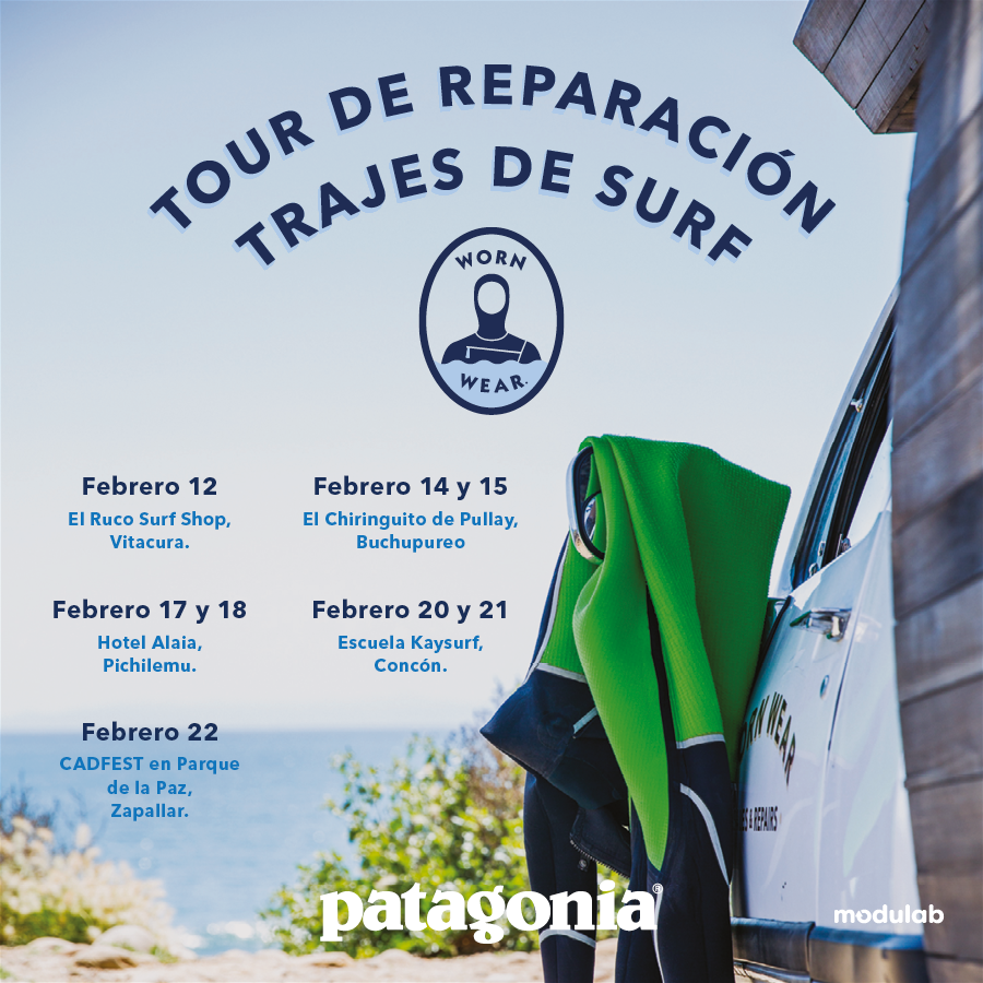 Chilesurf's tweet photo. Tour de Verano Worn Wear @patagonia @patagoniaCHL https://t.co/hsqCBQAN8W https://t.co/WIncHC5AMy