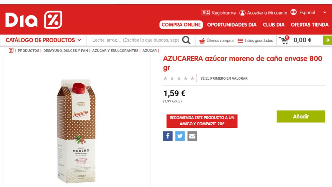 ImpostorStop's tweet photo. Timo de #AzucareraEs:

#AzucarMoreno con muy poca #melaza (aporta color)
1.99 €/kg
#AzucarBlanco
0.70 €/kg
⛔

#timo #AzucareraEspañola #azucarera #NoCuela #QueNoTeTimen #TuDecides

Inform��ndome. Links➡️

https://t.co/Gxyq61RICu

https://t.co/P6sVf3sN48

https://t.co/D5cEXpvgDZ https://t.co/O7iTY42Tje