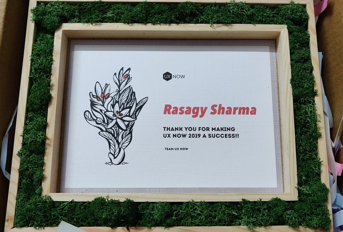 And thanks for the beautiful moss souvenir from the amazing @thegreenopia folks, such a lovely gift! 😍

#UXNow (25/n)
