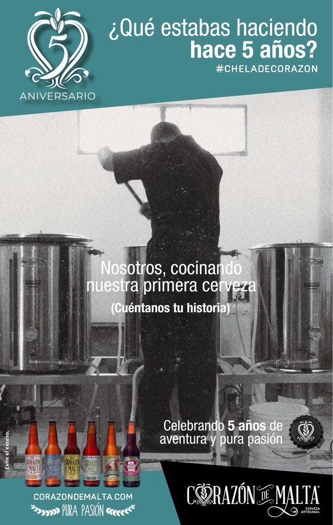 corazondemalta's tweet photo. Y tú ¿qué estabas haciendo hace 5 años?
Nosotros cocinando nuestras primeras cervezas.
Cuéntanos tu historia.
#corazondemalta #cervezaartesanal #artesanalesdeverdad #cervezamexicana #craftbeer #homebrew #ajijic #chela #cheladecorazon #aniversario #purapasion #cumpleaños https://t.co/MwAW5bQdf3