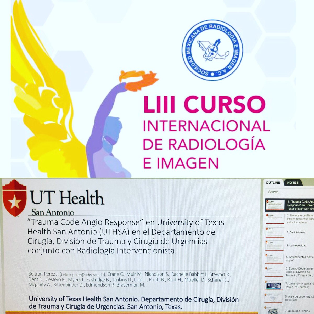 JesusBPMD's tweet image. Happy to be present at the Radiology Mexican Society International Meeting last weekend in Mexico City! #Iloveradiology #IloveIR #abstractpresentation #surgeryresidency #jbpmd