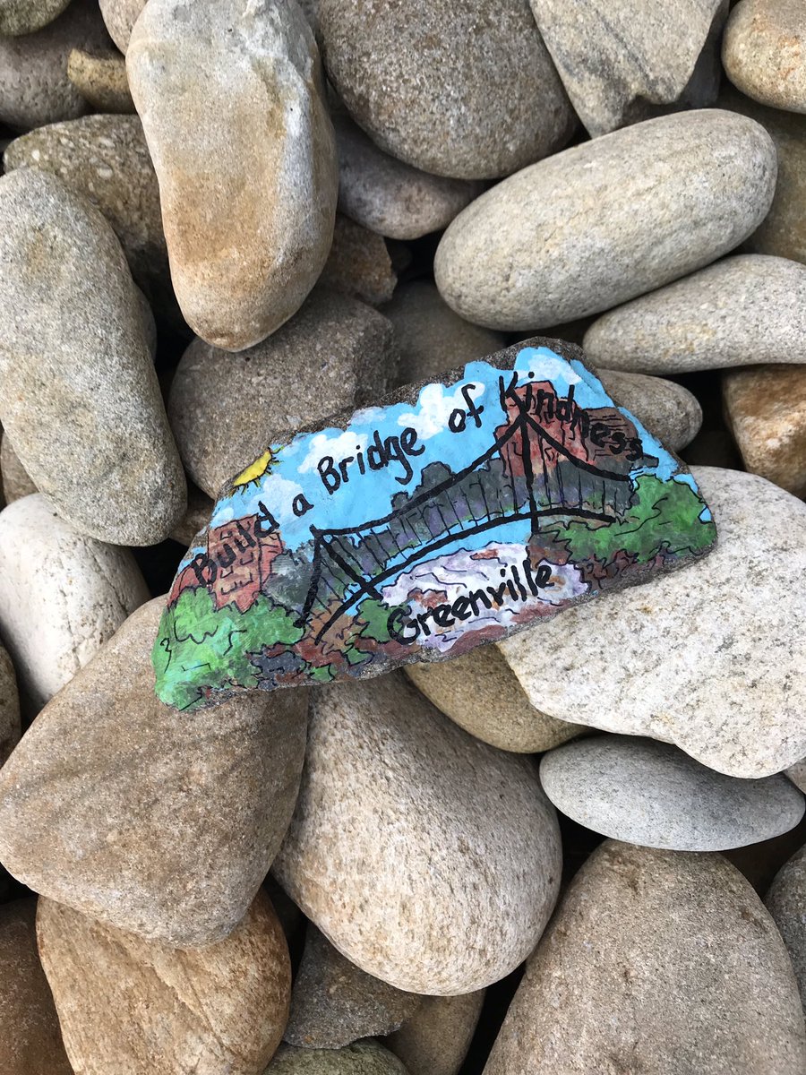 lauramboland's tweet photo. I love Greenville, SC! #kindnessrocksproject #kindnessinspireskindness #buildabridgeofkindness #myGodisawesome https://t.co/ZRpM6xnrAY