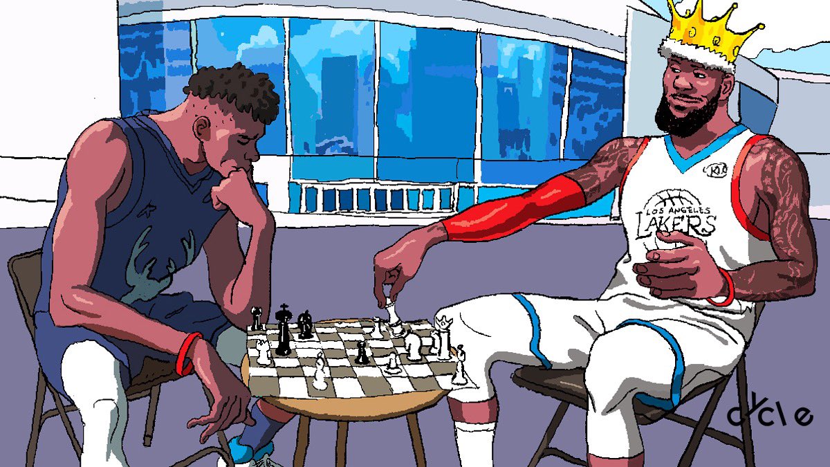 The King stay the King 👑 Team LeBron takes down Team Giannis #NBAAllStar