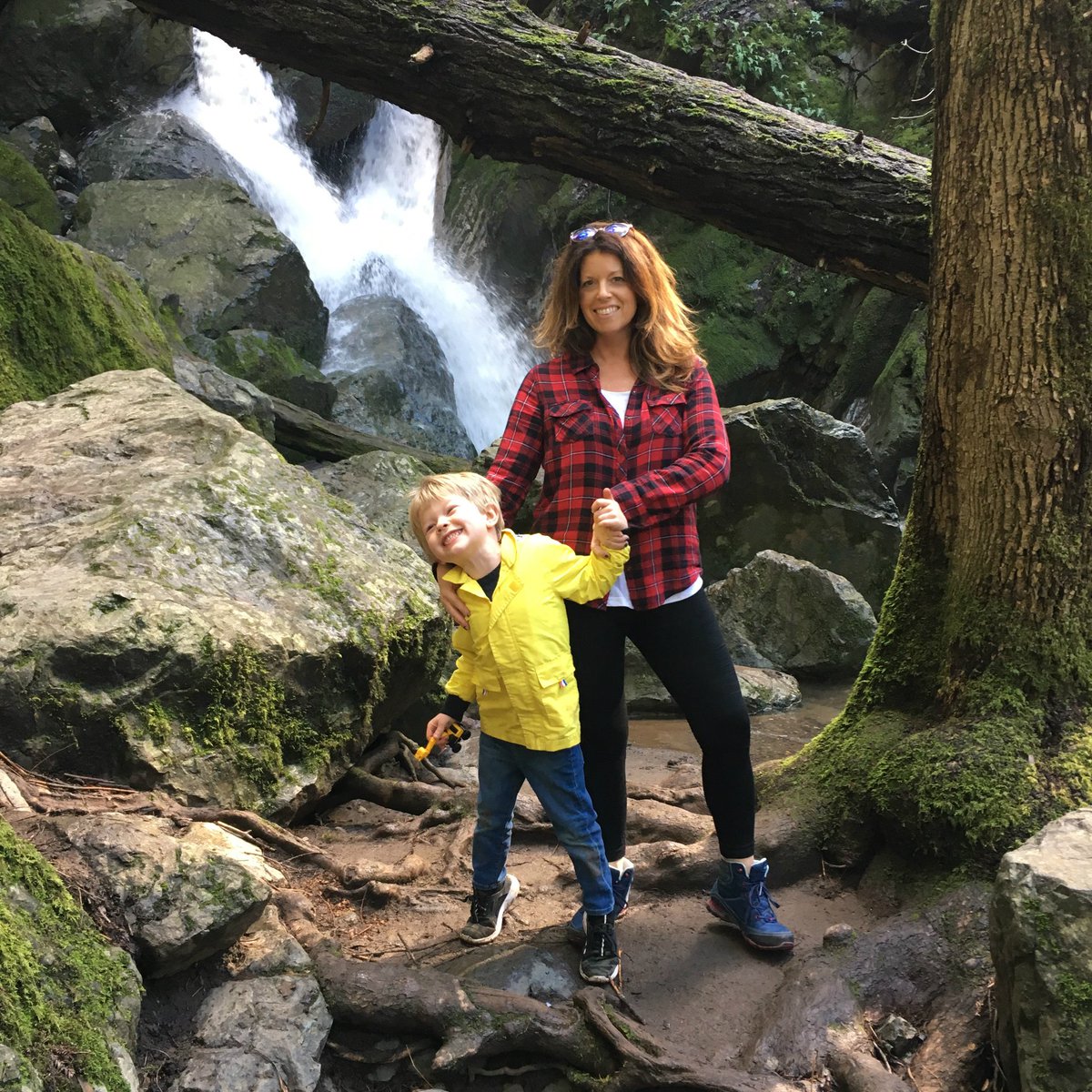 This little dude hiked 3 miles today @SugarloafRidge. 4 y-o & I only had to carry him once for @ 25 feet. He stuck out the rest & seemed to have a blast finding waterfalls w/his mama on the #CanyonTrail at #Sugarloaf. #hikingtoddler #hikingwithkids #sonoma #sonomavalley #hiking