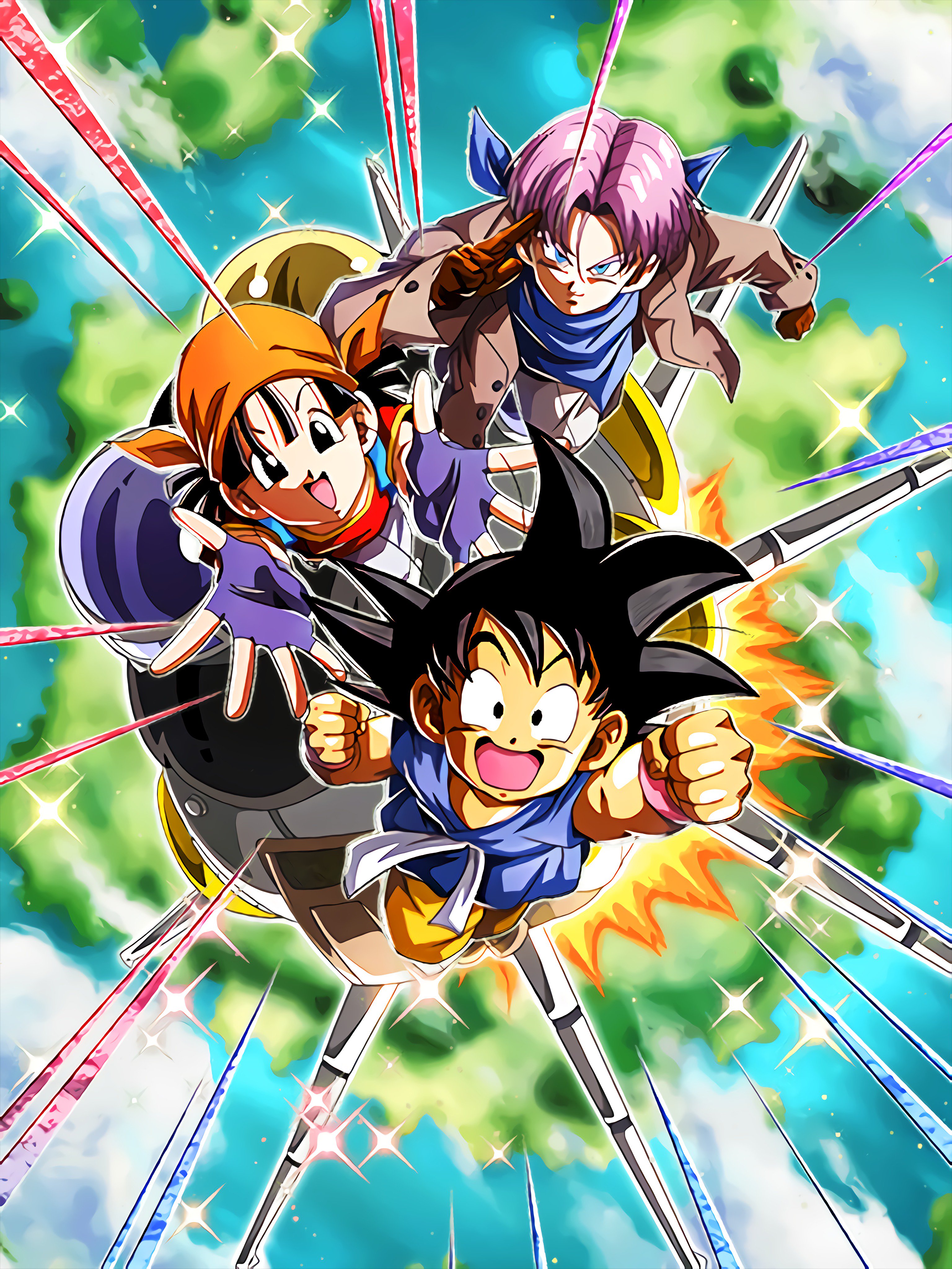 Hydros New Int Lr Gt Trio Coming To Dokkan Lr Art Dokkanbattle Ongoing Adventure Goku Gt Amp Pan Gt Amp Trunks Gt Character Hd Version ドッカンバトル まだまだ続くアドベンチャー 孫悟空 Gt Amp パン Gt Amp トランクス Gt