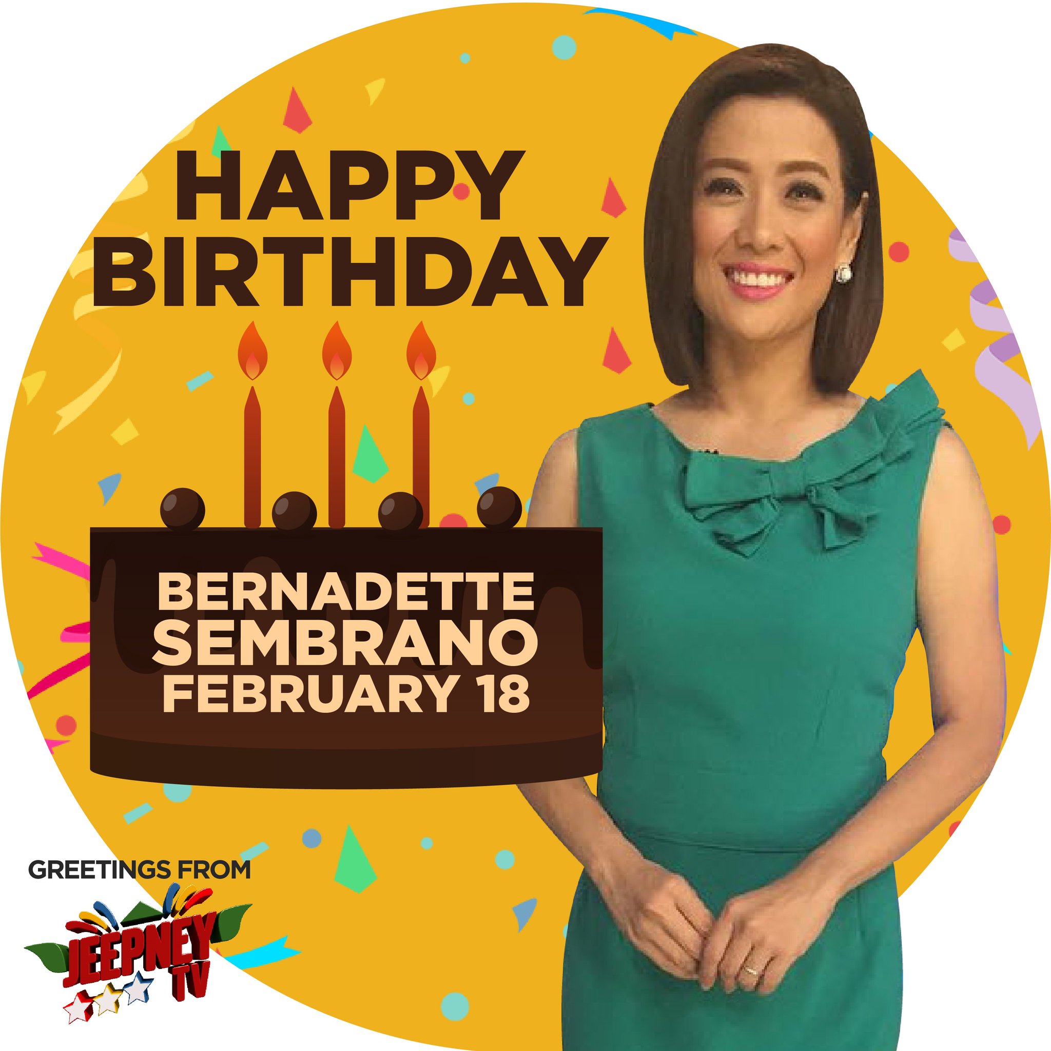 Happy Birthday, Bernadette Sembrano (  From 